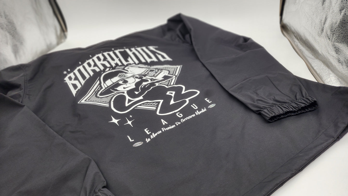 Black Felix the Cat Borrachos Windbreaker