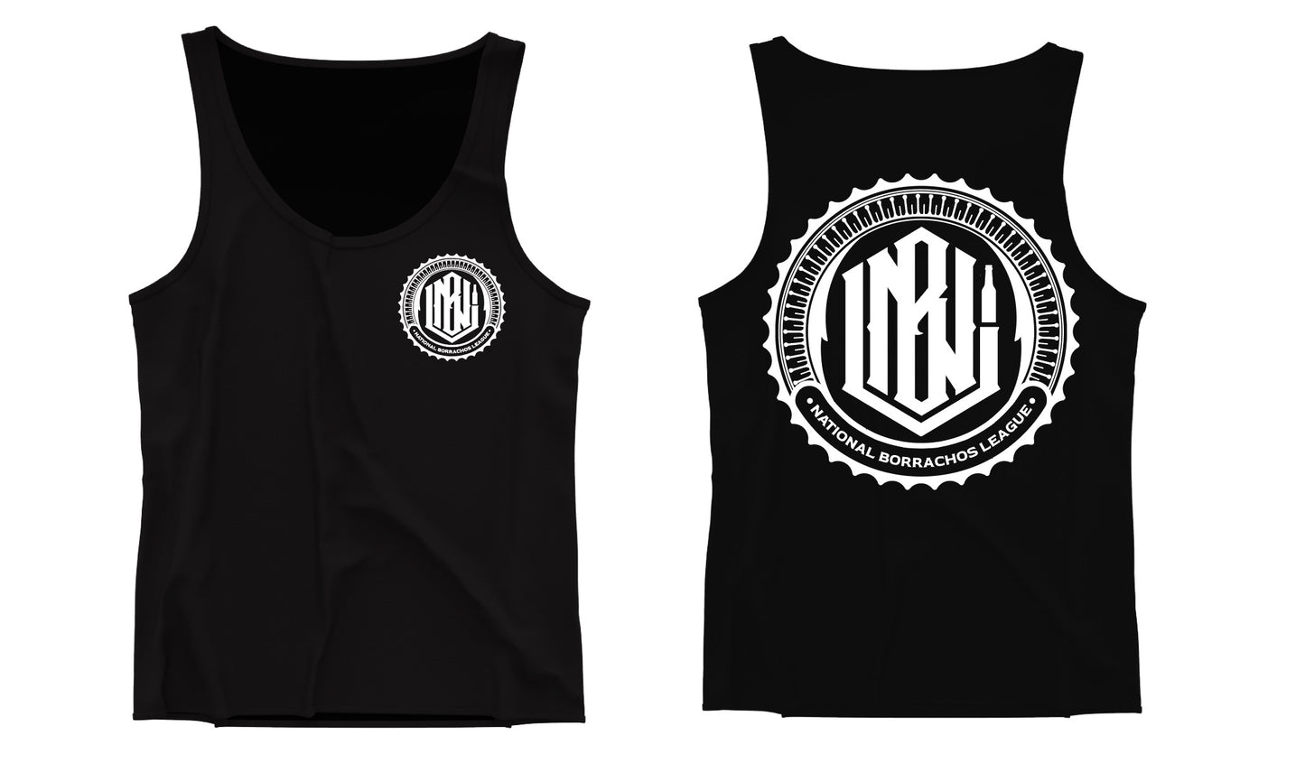 Black & White Borrachos Monogram Tank top
