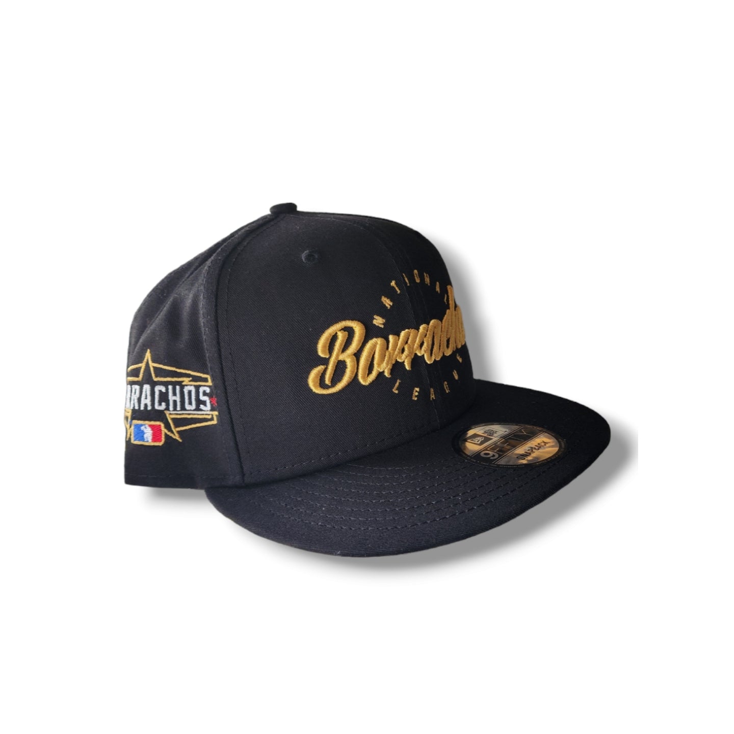 Black & gold Borrachos New era snapbacks