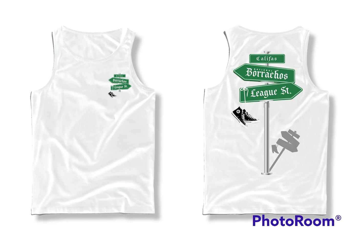 White Street Sign Tank top