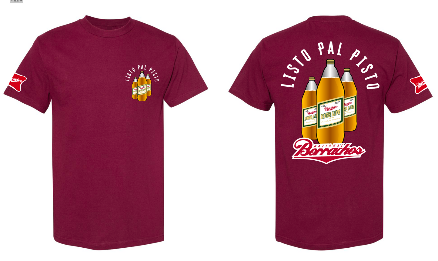 Burgundy Borrachos Highlife