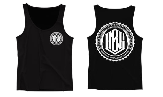 Black & White Borrachos Monogram Tank top