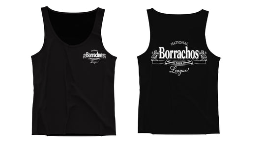 Black & white Borrachos Tank top