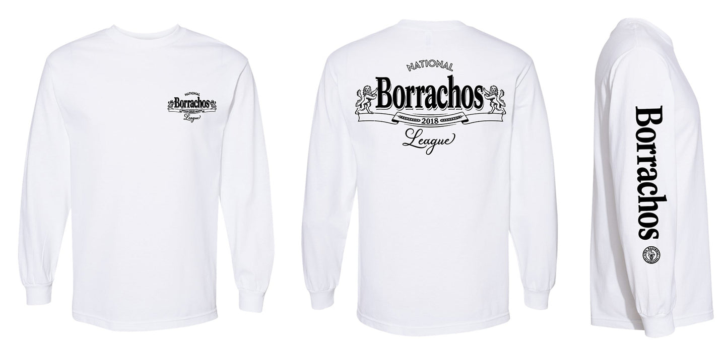 Borrachos long sleeves in white
