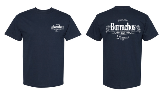 Navy Borrachos T shirt